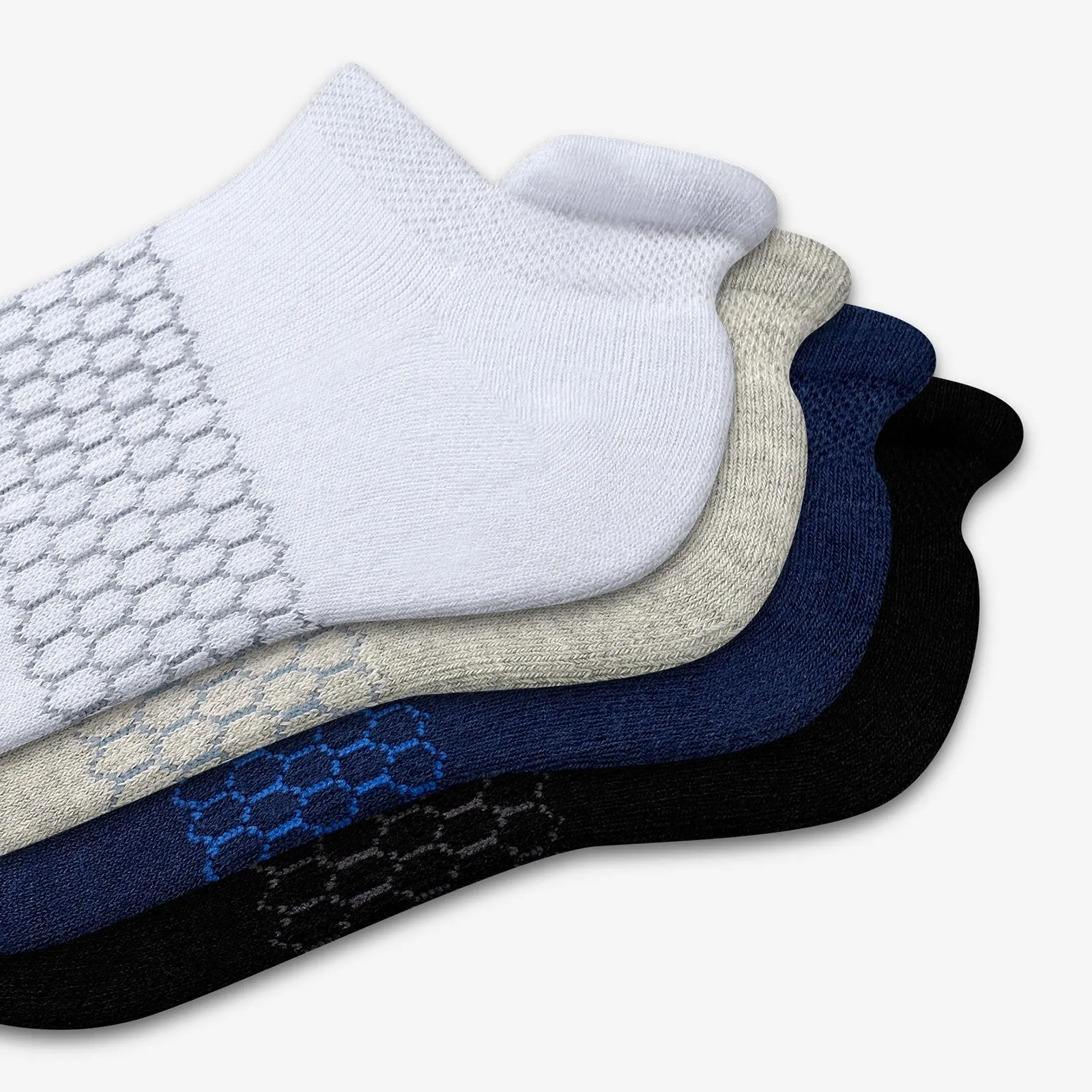 Youth Solids Ankle Sock 8-Pack