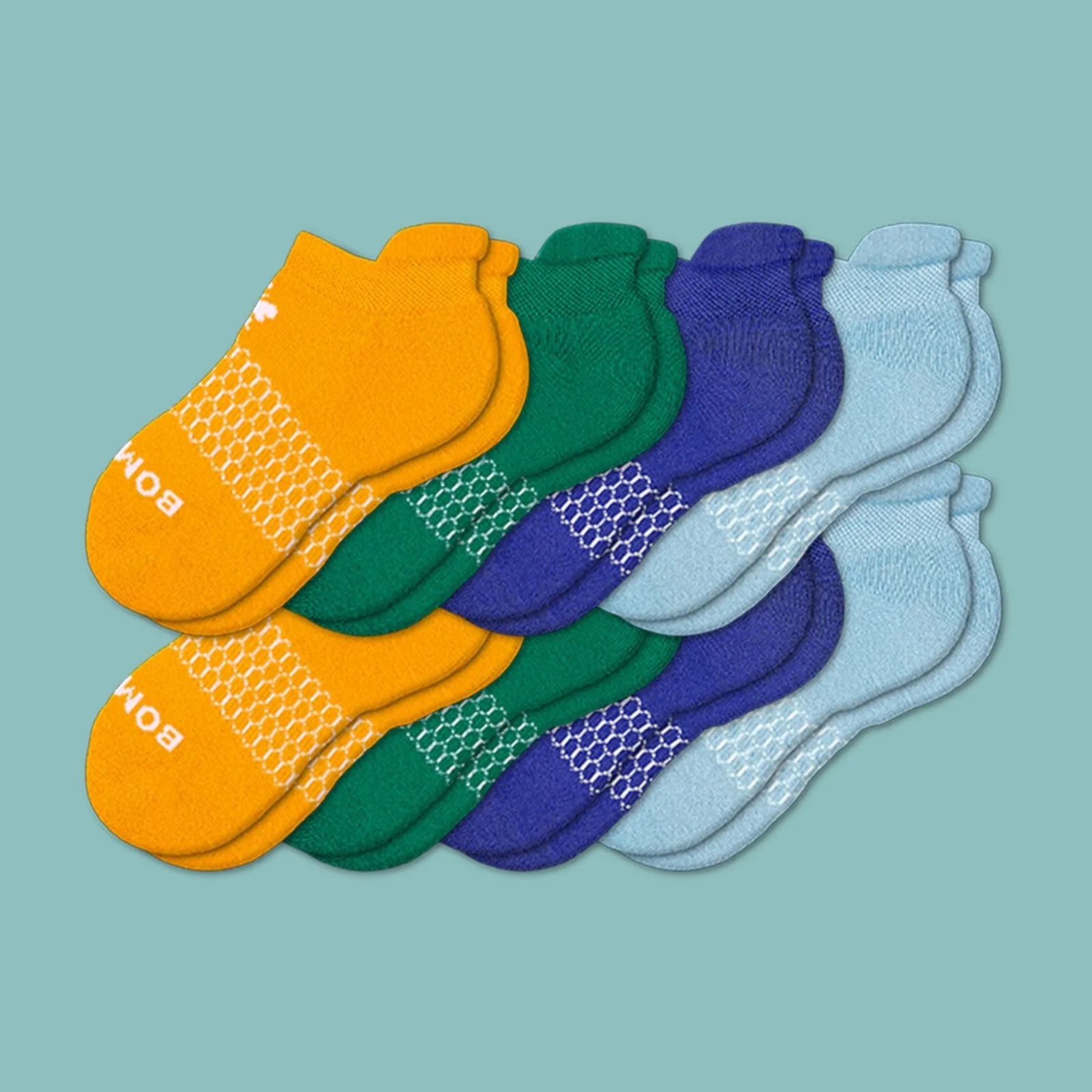 Youth Solids Ankle Sock 8-Pack