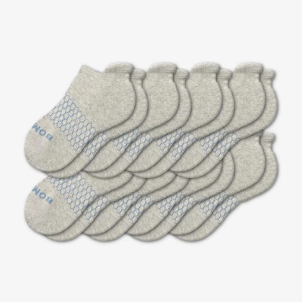 Youth Solids Ankle Sock 8-Pack