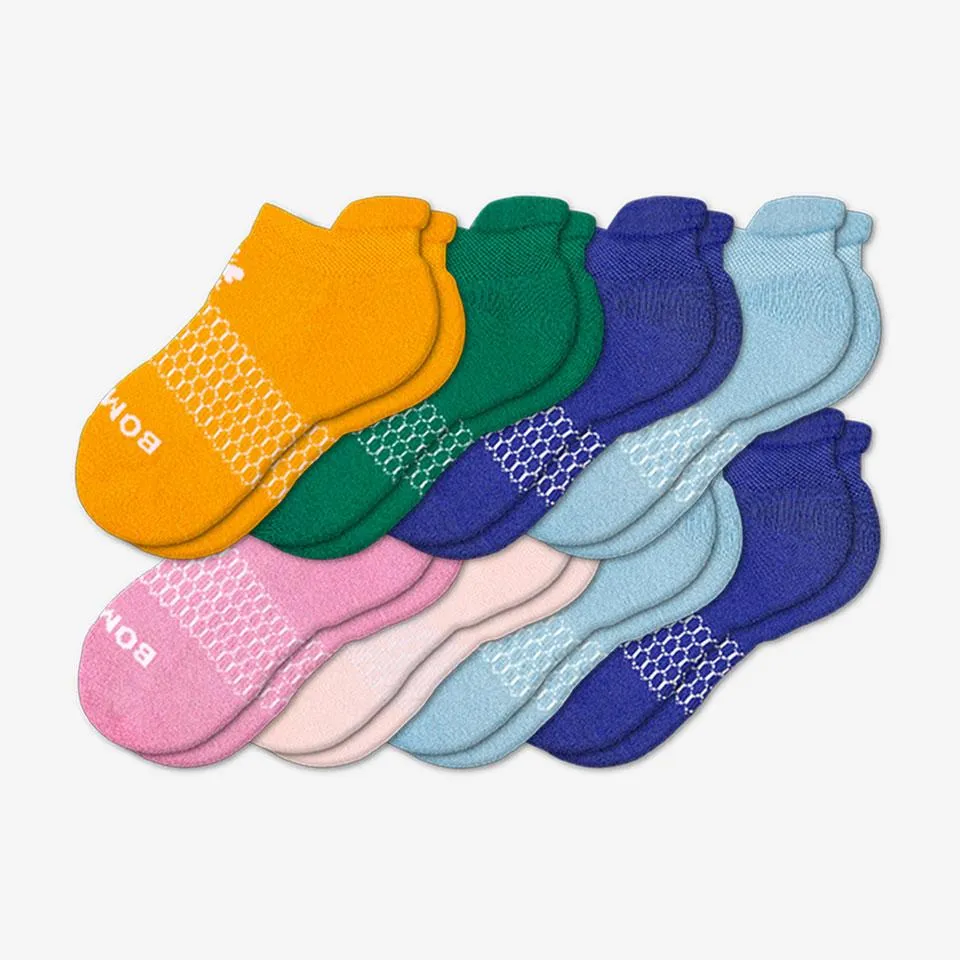 Youth Solids Ankle Sock 8-Pack