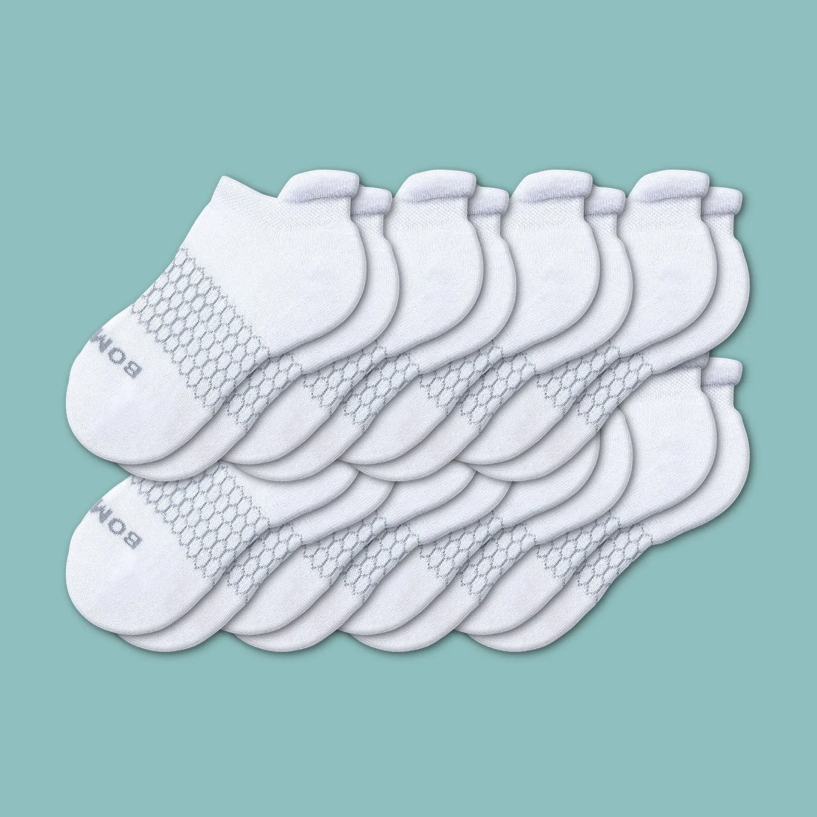 Youth Solids Ankle Sock 8-Pack