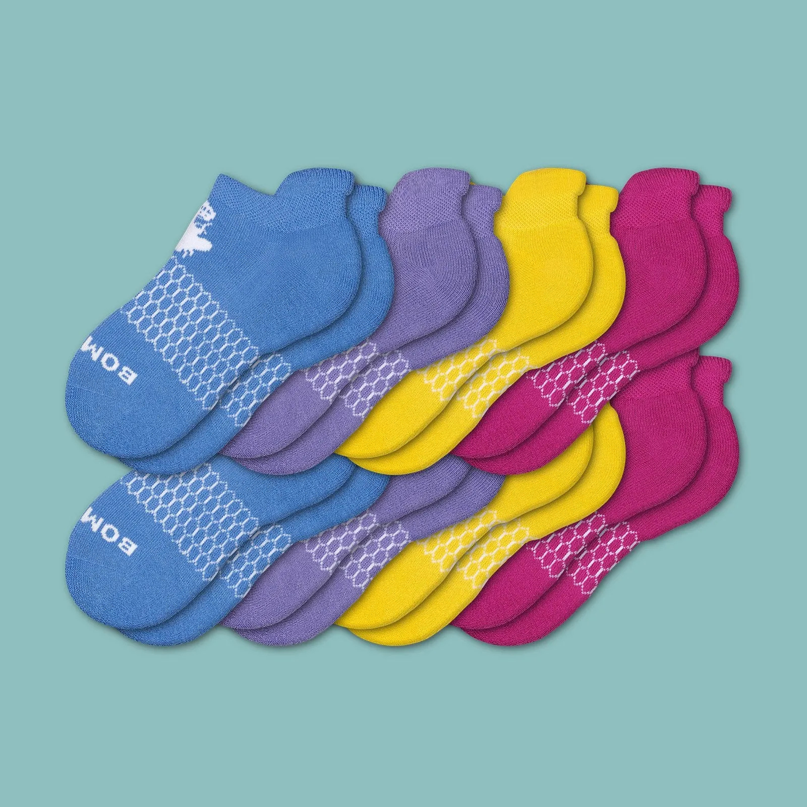 Youth Solids Ankle Sock 8-Pack