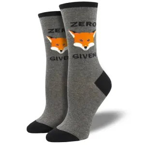 Womens Zero Fox Given Printed Socks