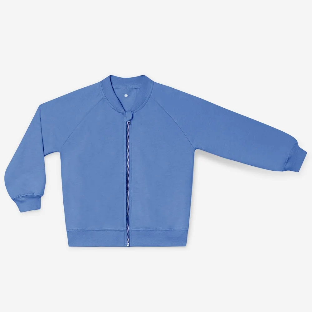 Zip-it-Up Sweater - Sky Blue